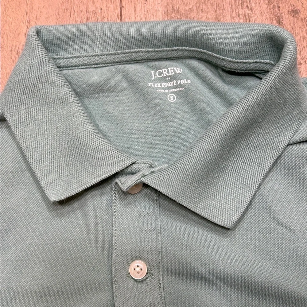 J. Crew Men's Polo Shirt Set - Dark Gray and Sage